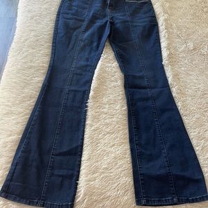 Blue flare jeans size 14